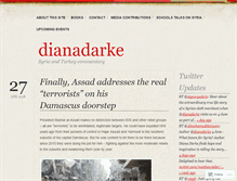 Tablet Screenshot of dianadarke.com